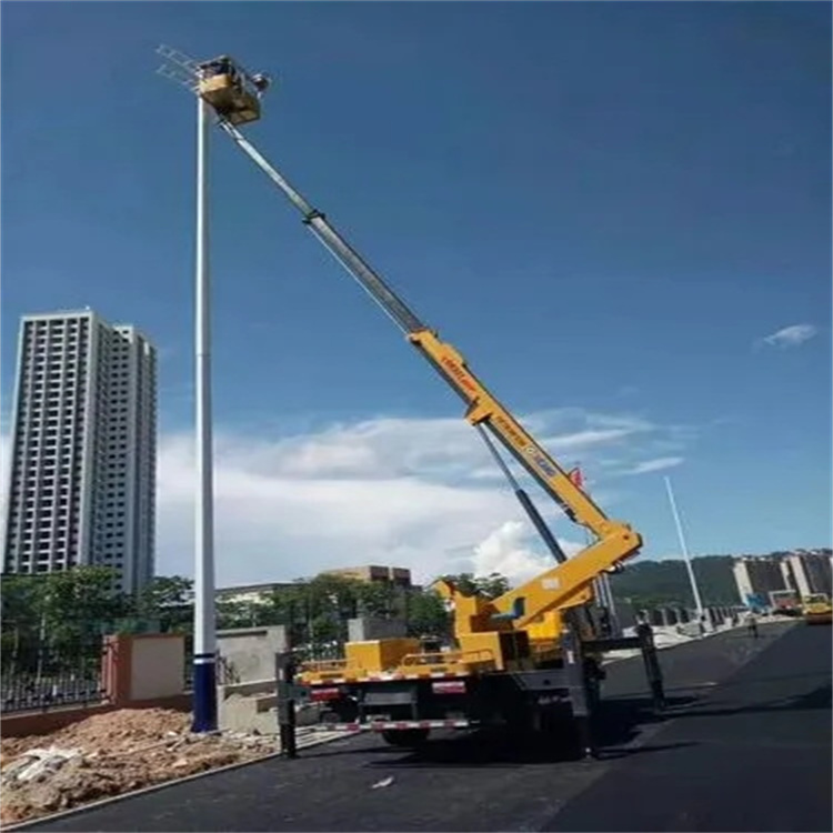 湖北维修路灯的曲臂升降车出租